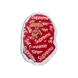 Bape Big Head Supreme Rug Non Slip Back